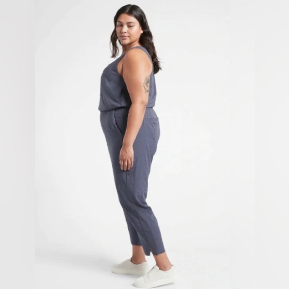 ATHLETA BROOKLYN TEXTURED JUMPSUIT - Picture 2 of 14